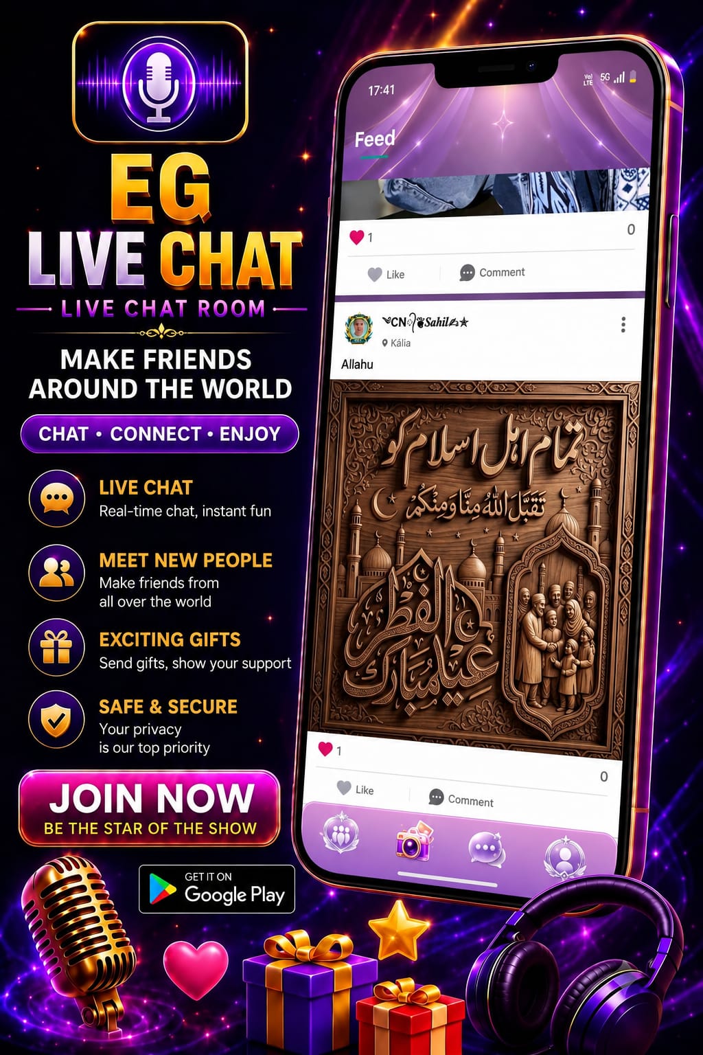 Eg Chat Social Feed